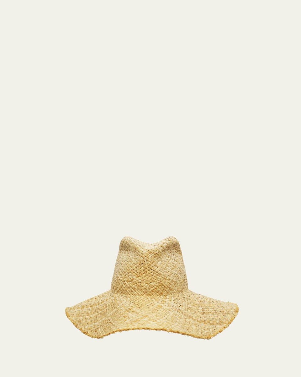 Commando Raffia Large-Brim Hat